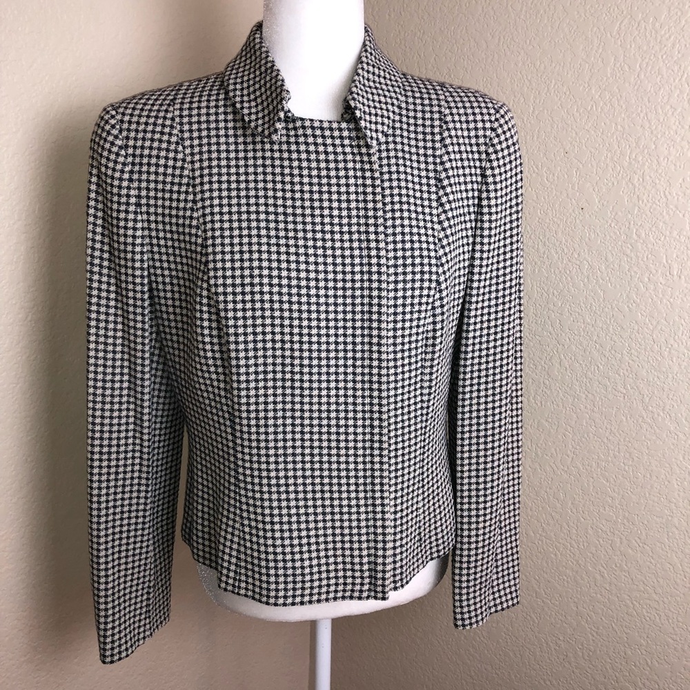 Giorgio Armani LE Collezioni 10 Moto Jacket Gray